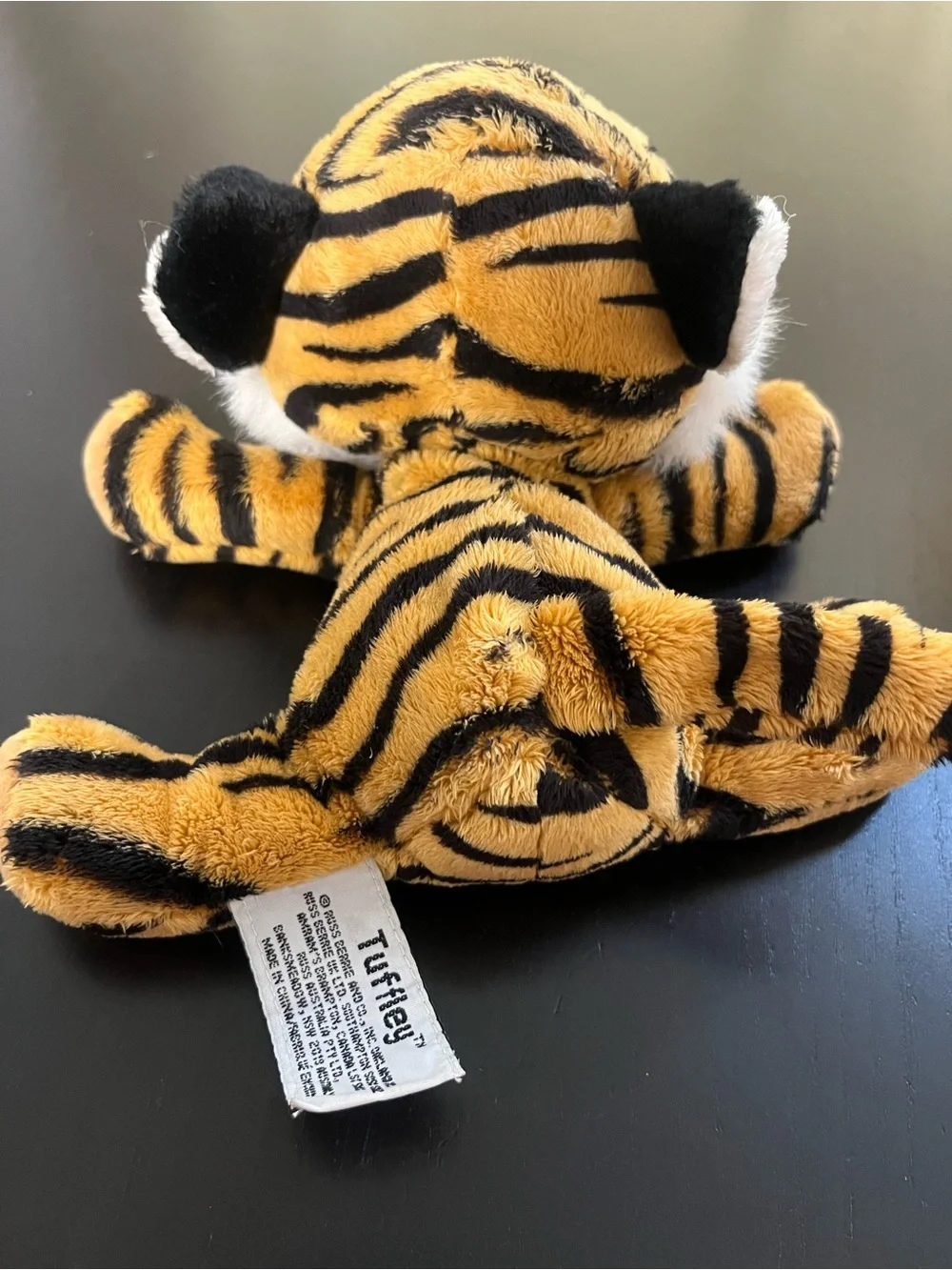 Rare Russ Berrie Tuffley Tiger Stuffed Animal Toy Big Eyes 8” Peepers